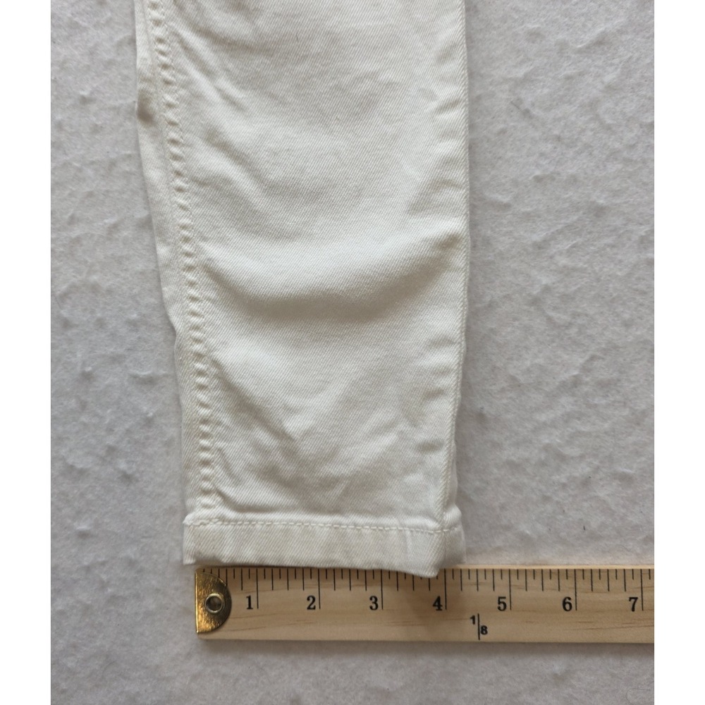Zara Frafalue Women's Ivory Colored Skinny Leg Jeans Pants. Size 4 - Picture 6 of 8